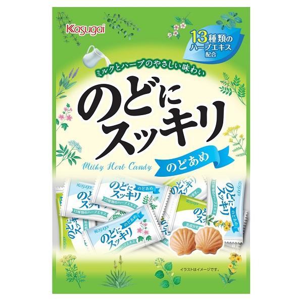 春日井製菓 のどにスッキリ 125g×１２袋 キャンディー｜amechan