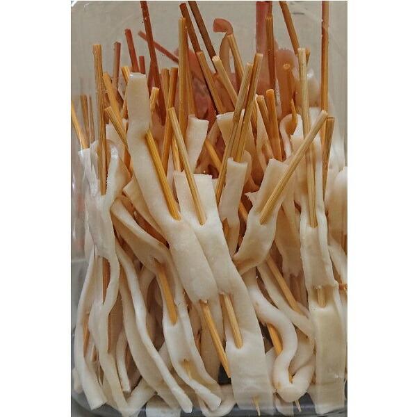 送料無料 よっちゃん食品 串刺しカットよっちゃん（信玄いか） 215g×1