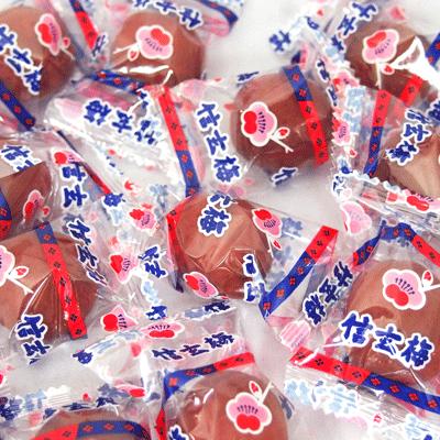 あすのめぐみ カリカリ信玄梅 300g 約20個入×1ポット : あめちゃん 飴
