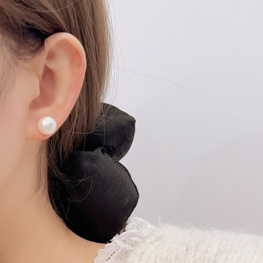 イヤリング 痛くない 40代 50代 パール 真珠 ノンホールピアス ピアス見え シルバー クリップ シリコンカバー 30代 レディース |  | 02