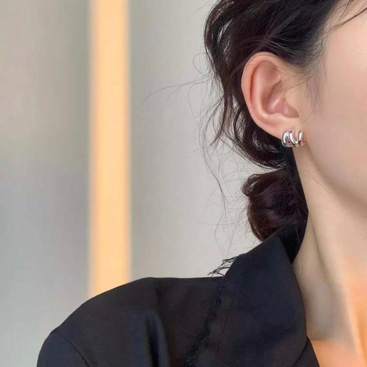 イヤリング 痛くない 40代 50代 フープ ノンホールピアス ピアス見え ゴールド シルバー クリップ シリコンカバー 30代 レディース メンズ |  | 13