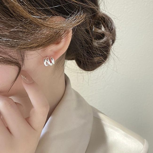 イヤリング 痛くない 40代 50代 フープ ノンホールピアス ピアス見え ゴールド シルバー クリップ シリコンカバー 30代 レディース メンズ |  | 11