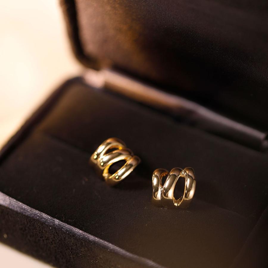 イヤリング 痛くない 40代 50代 フープ ノンホールピアス ピアス見え ゴールド シルバー クリップ シリコンカバー 30代 レディース メンズ |  | 07