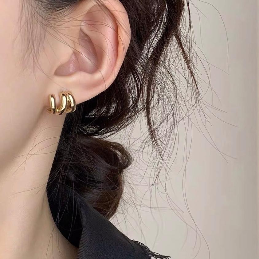 イヤリング 痛くない 40代 50代 フープ ノンホールピアス ピアス見え ゴールド シルバー クリップ シリコンカバー 30代 レディース メンズ |  | 14