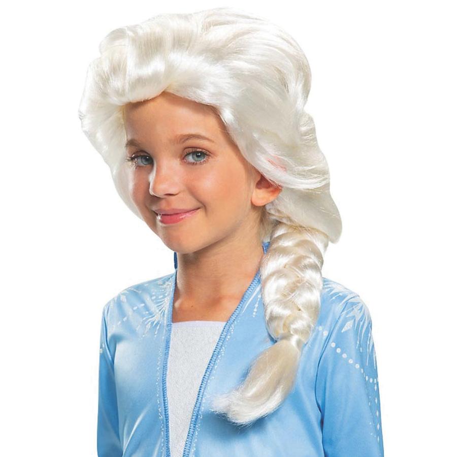 エルサ　ウィッグ　仮装 エルサ ウィッグ、かつら 子供女性用 アナと雪の女王 コスプレ