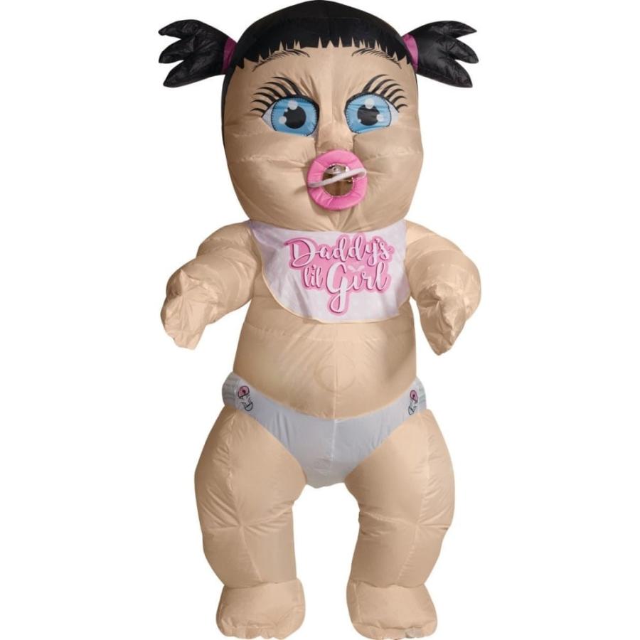 女の子　赤ちゃん　着ぐるみ　大人用　衣装、コスチューム ONE　空気で膨らむ　コスプレ(10050円)