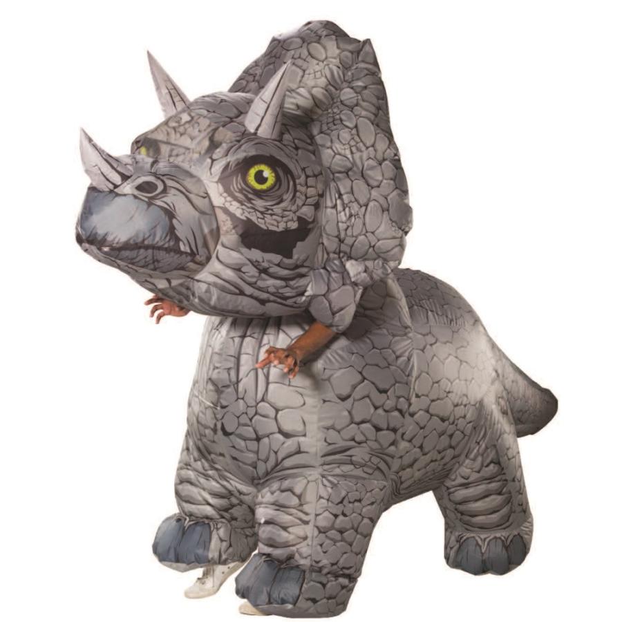 トリケラトプス ジュラシック ワールド 恐竜 衣装 コスチューム 大人用 着ぐるみ 空気で膨らむ Winestyles Jp