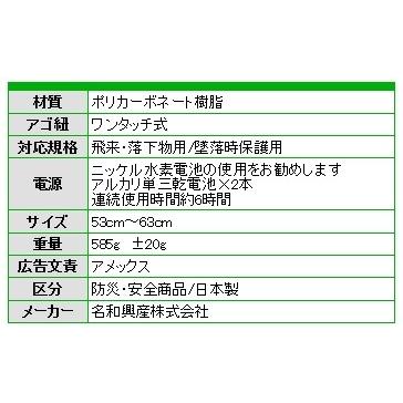ヘルメット　クールヘルメット　KAZE　G型VHS-CPNF 名和興産　熱中症対策商品 |  | 03