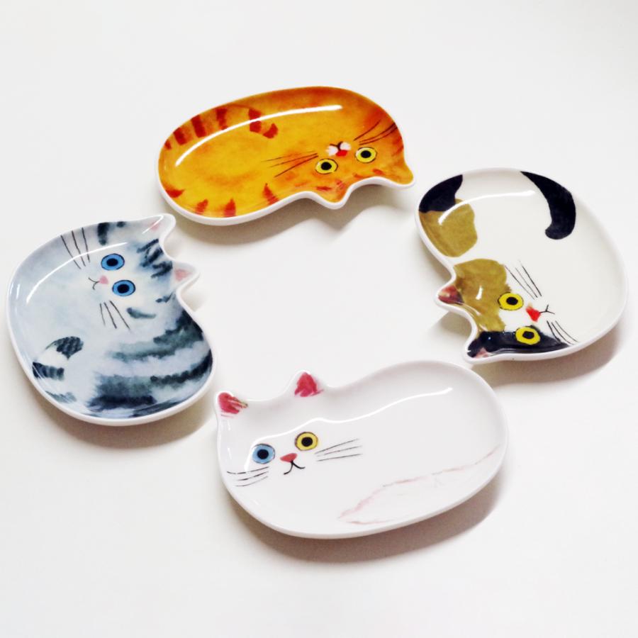 Ecoute E Minette エクートミネット 豆皿 小皿 猫 ネコ 全身 おしゃれ 可愛い 陶器 食器 ギフト プレゼント 1枚 全4種類 Cdish Ecouteminette 02 アニマルモチーフshop Redbee 通販 Yahoo ショッピング