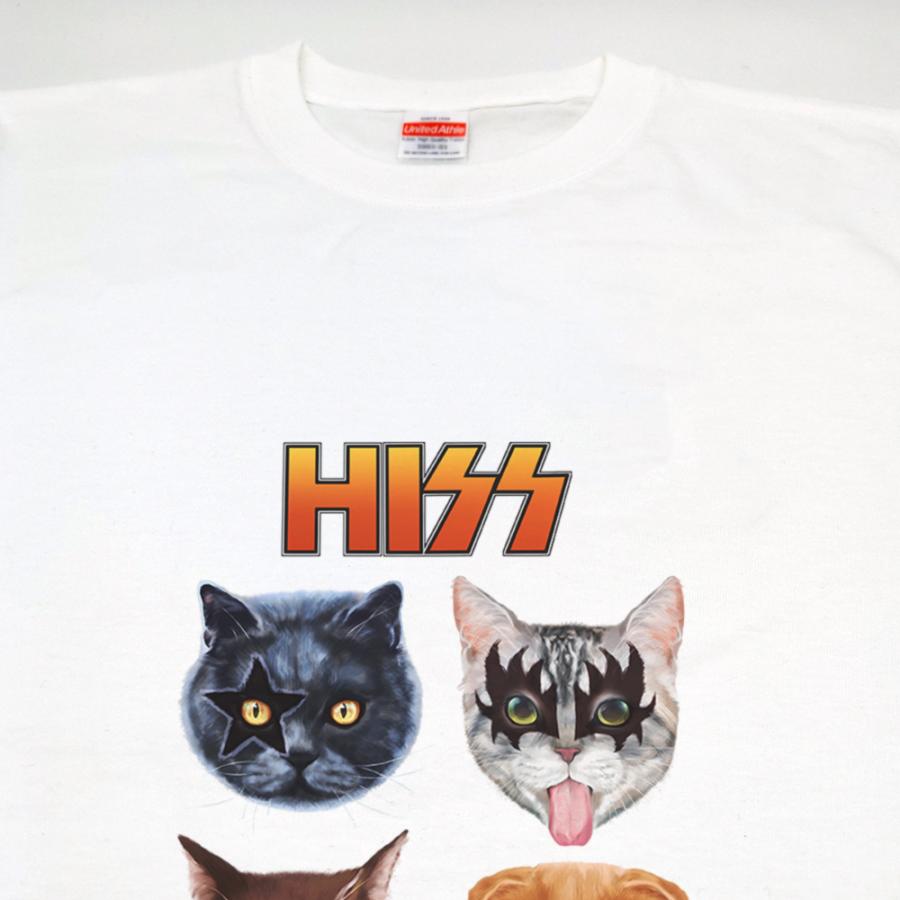 HISS　ロックな猫ちゃんTシャツ｜amegare｜08