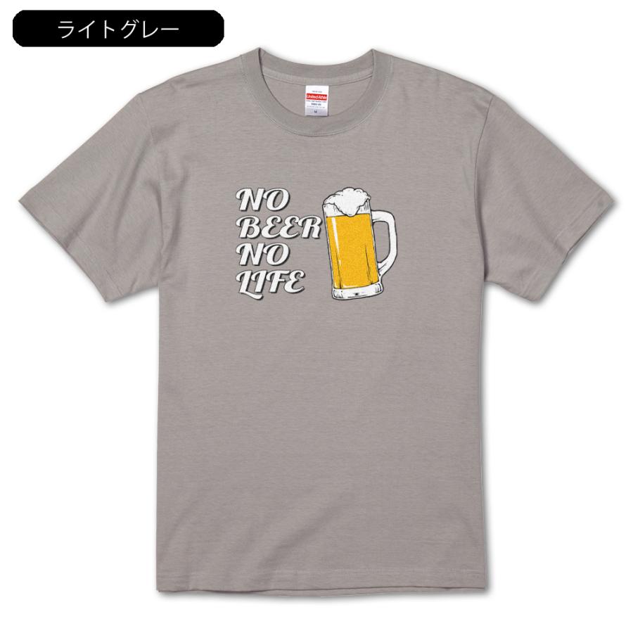 NO BEER NO LIFE　お酒好きビールTシャツ｜amegare｜03