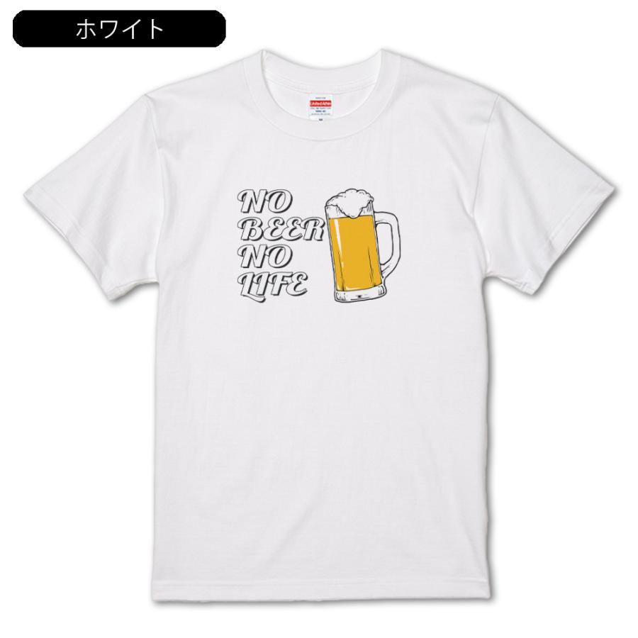 NO BEER NO LIFE　お酒好きビールTシャツ｜amegare｜02