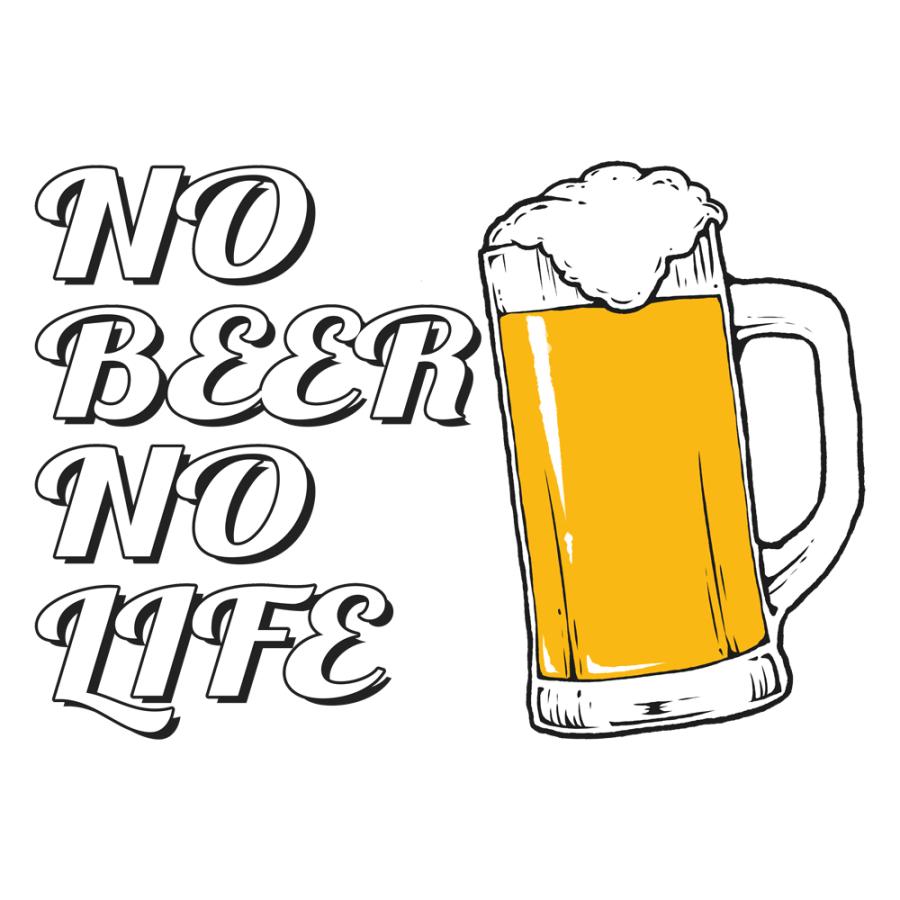 NO BEER NO LIFE　お酒好きビールTシャツ｜amegare｜10