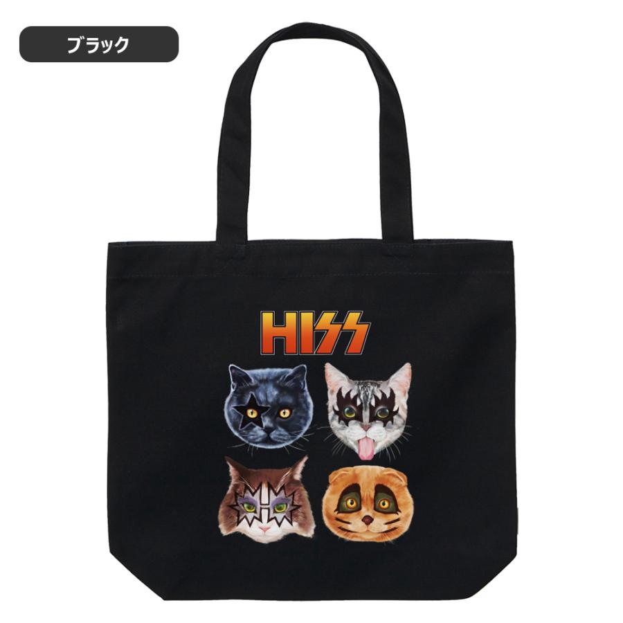 Hiss 猫 ネコ 帆布 キャンバス トートバッグ パロディ 可愛い パロディ ロックバンド 内ポケット付 Org Tbc 001 アニマルモチーフshop Redbee 通販 Yahoo ショッピング