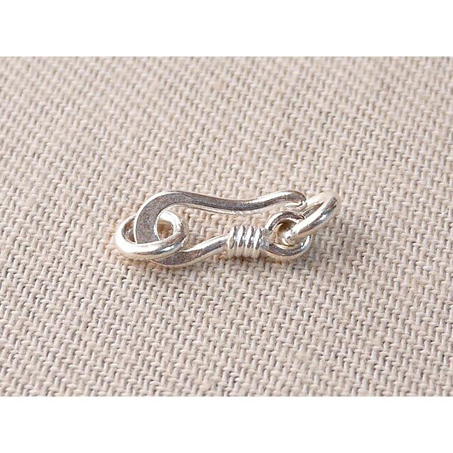 カレンシルバー フック 丸カン付 ホワイトシルバー 1個 : アメイロトロ