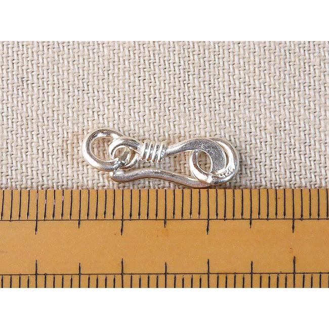 カレンシルバー フック 丸カン付 ホワイトシルバー 1個 : アメイロトロ