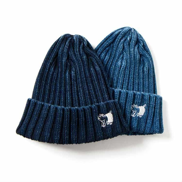 STUDIO D'ARTISAN（ステュディオ・ダ・ルチザン） インディゴ ニット