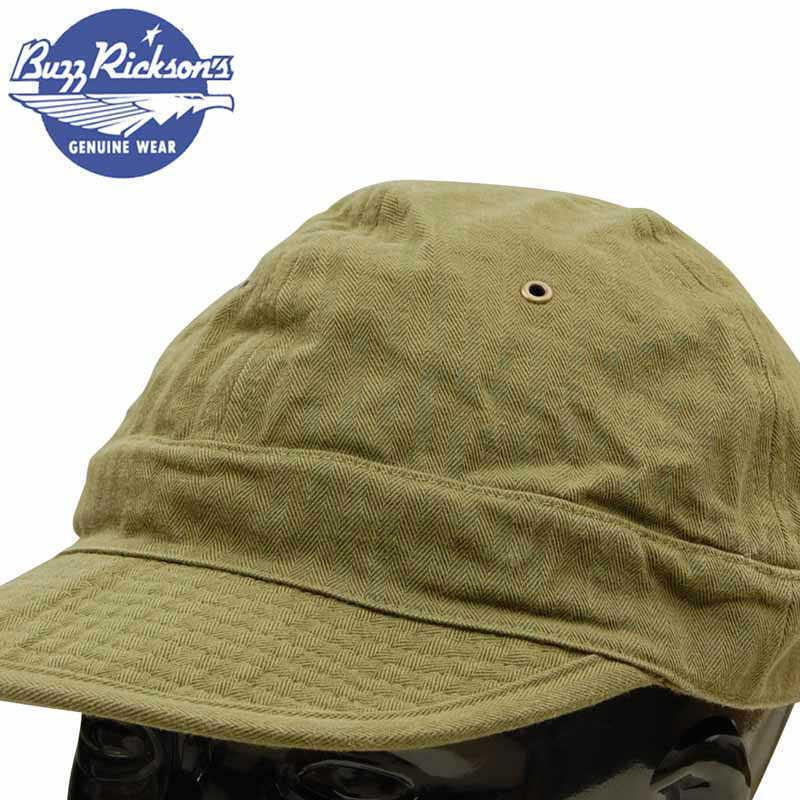 BUZZ RICKSON'S バズリクソンズ ヘリンボーンツイルキャップ HATS