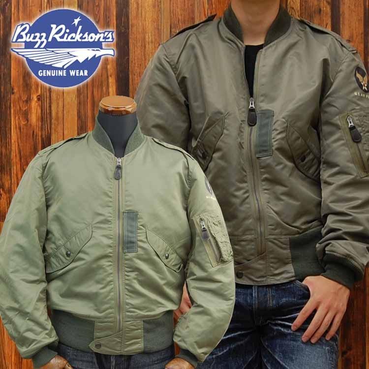 バズリクソンズBUZZ RICKSON'S　ミリタリー　フライトジャケットL-2B（TOPS APPAREL MFG.CO.INC.実名復刻）BR11132｜amekajishop-klax-on