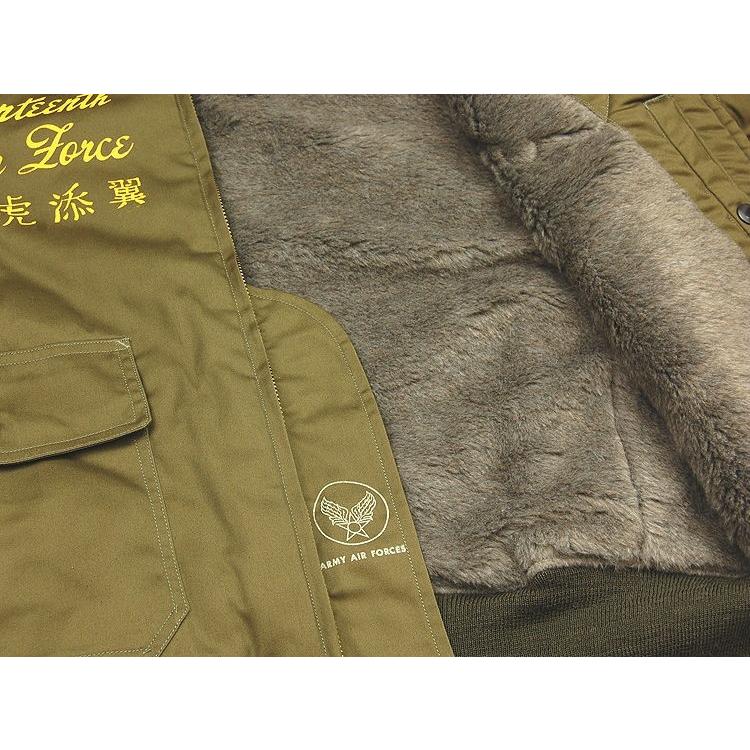 新作マット・カーペット バズリクソンズBUZZ RICKSONS　フライトジャケット TYPE B-10 ラフウェア実名復刻「23rd FTR GROUP 如虎添翼」BR14189/ミリタリー/東洋エンタープライズ 【EIM8849969932】(30888円)