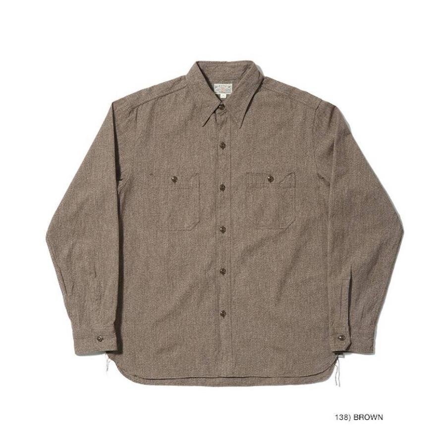 BUZZ RICKSON'S バズリクソンズ コットン コバート 長袖 ワーク シャツ