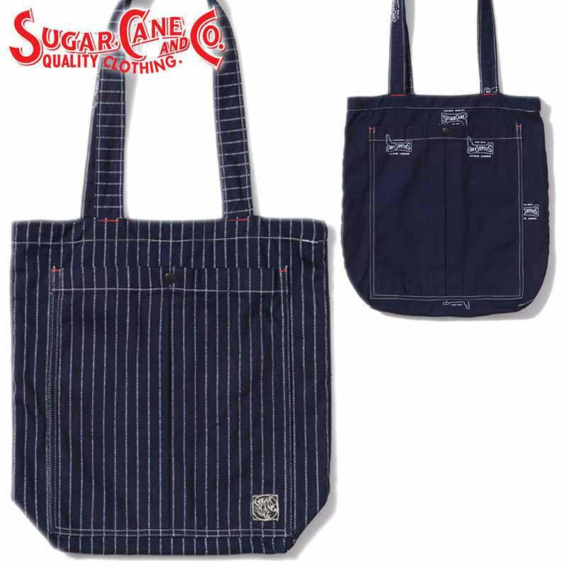 SUGAR CANE シュガーケーン 2WAY ウォバッシュ トートバッグ SUGAR CANE シュガーケーン SUGARCANE ウォバッシュストライプ トート