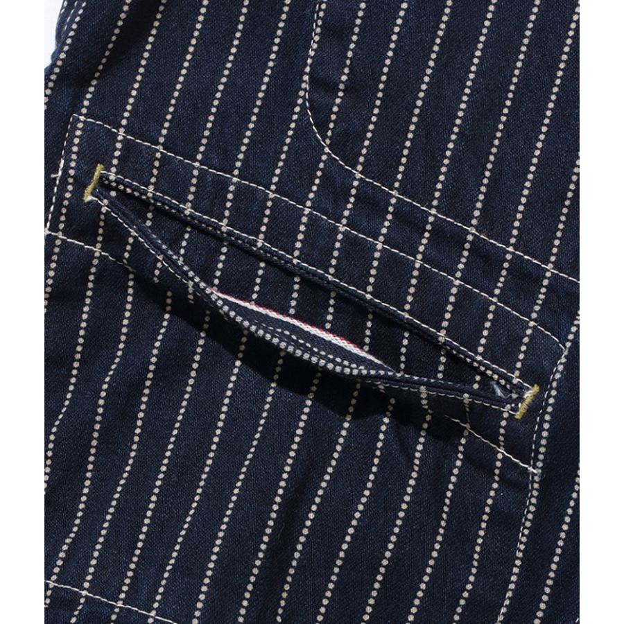 シュガーケーン　9ozウォバッシュ・ストライプ　ワークベスト　SC12654 SUGAR CANE SUGARCANE シュガーケーン #SC12654 9oz