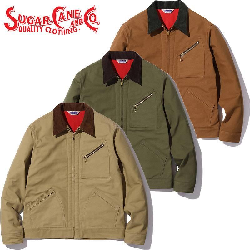 SUGAR CANE シュガーケーン キャンバス パデッド ワーク ジャケット