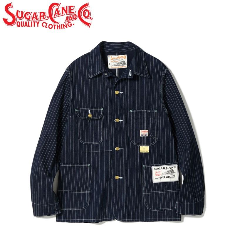 SUGAR CANE シュガーケーン 9oz ウォバッシュ ストライプ ワークコート