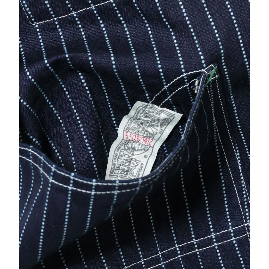 SUGAR CANE シュガーケーン 9oz ウォバッシュ ストライプ ワークコート