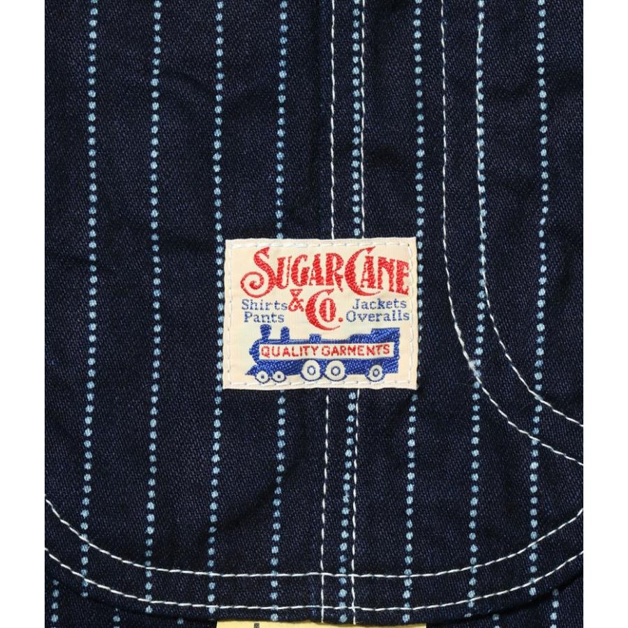 SUGAR CANE シュガーケーン 9oz ウォバッシュ ストライプ ワークコート