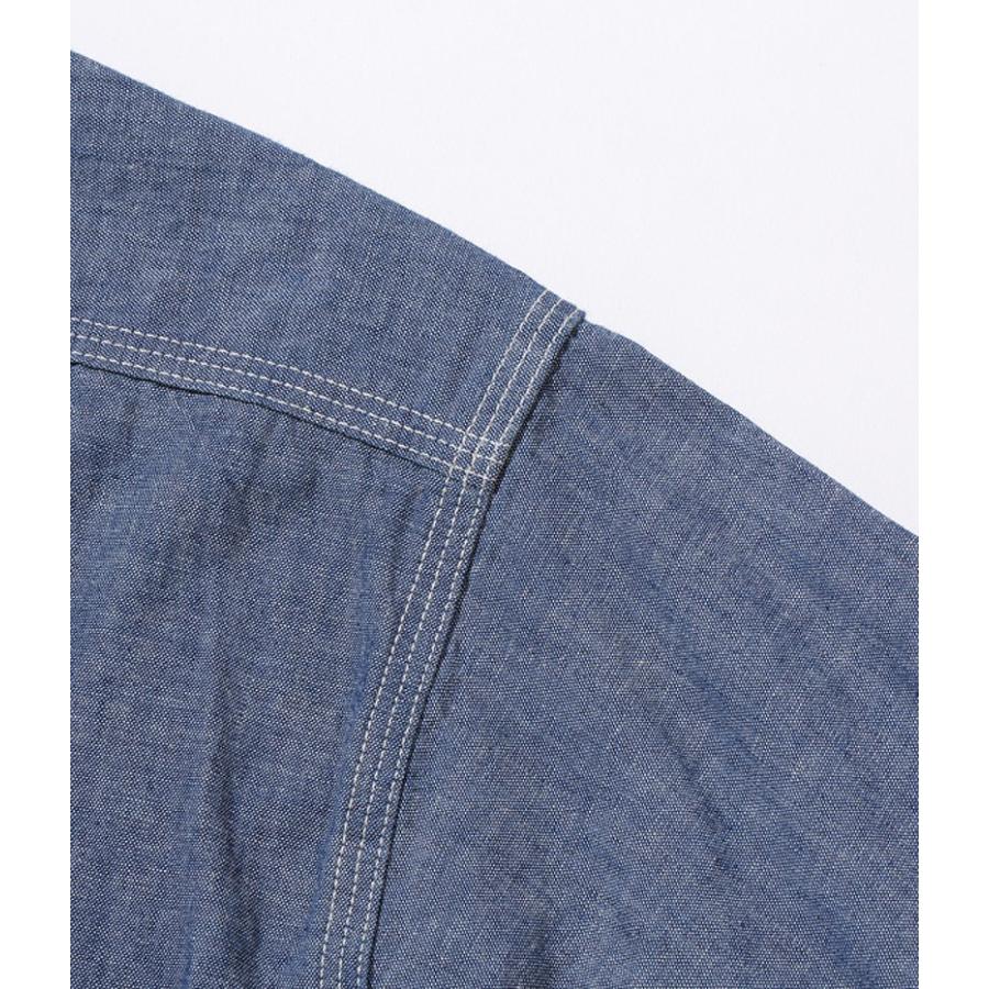 SUGAR CANE シュガーケーン ブルー シャンブレー 長袖 ワーク シャツ