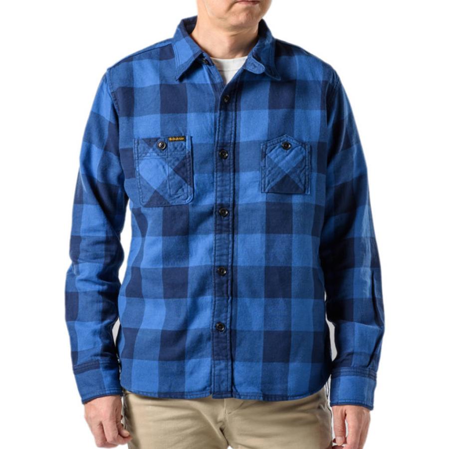 THE STRIKE GOLD（ストライクゴールド） インディゴ ネル チェック