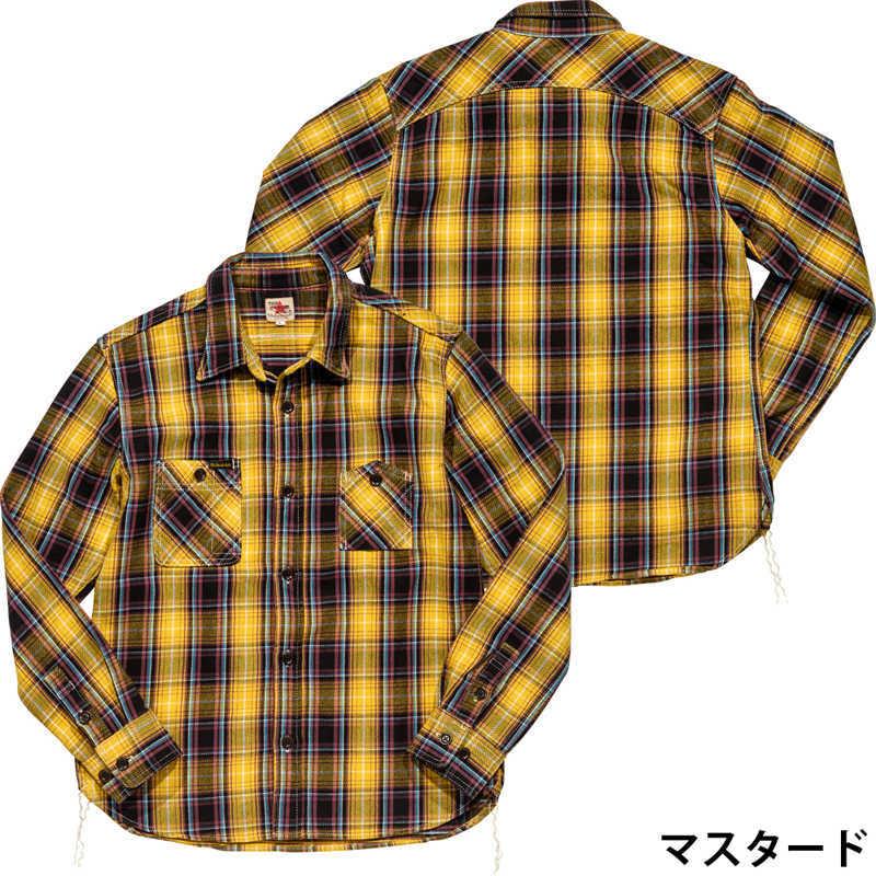 THE STRIKE GOLD（ストライクゴールド） ネルチェックワークシャツ NEL