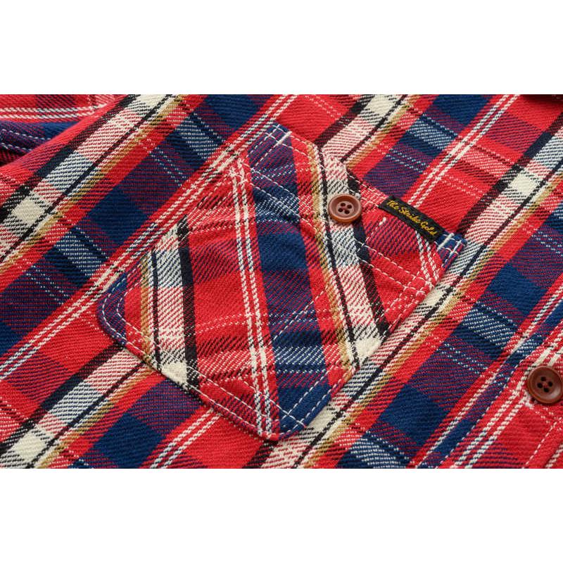 THE STRIKE GOLD（ストライクゴールド） ネルチェックワークシャツ NEL