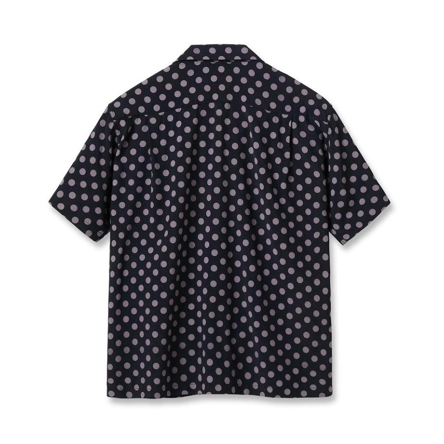 スターオブハリウッド 半袖 高密度 レーヨン オープン シャツ “POLKA DOT” SH39316 / STAR OF HOLLY WOOD HIGH DENSITY RAYON OPEN SHIRT “POLKA DOT”｜amekajishop-klax-on｜06