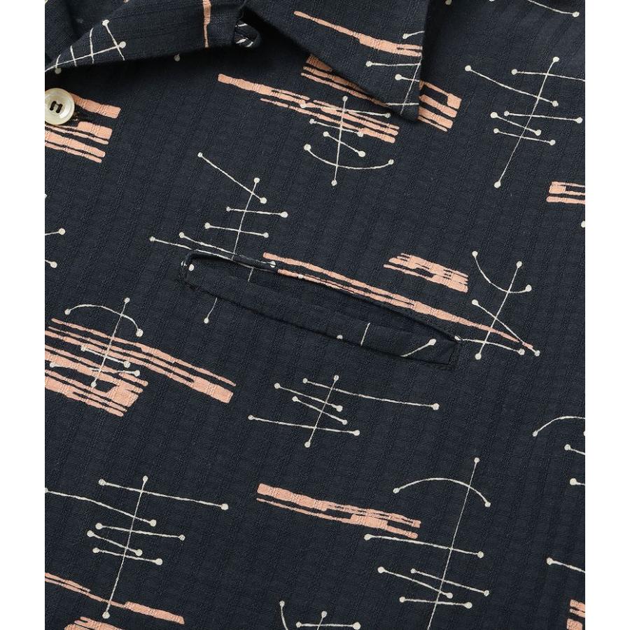 スターオブハリウッド ドビー コットン 半袖 オープン シャツ “ATOMIC” SH39320 / STAR OF HOLLY WOOD DOBBY COTTON OPEN SHIRT “ATOMIC”｜amekajishop-klax-on｜09