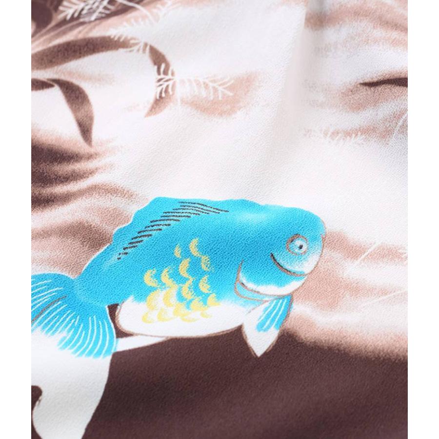 SUN SURF サンサーフ レギュラー アロハ シャツ「GOLDFISH」SS38802 