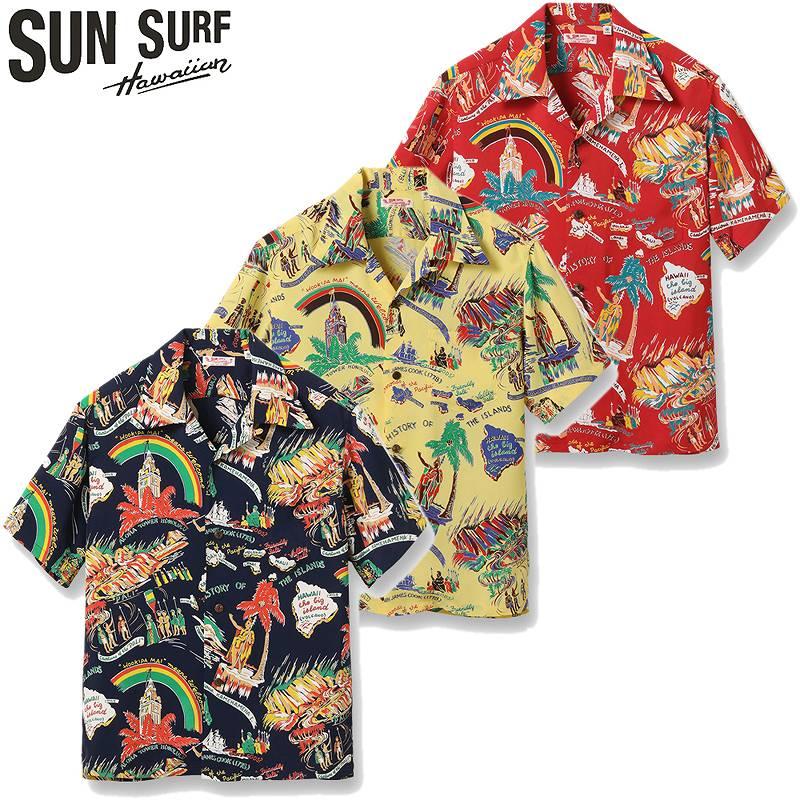 SUN SURF サンサーフ レギュラー アロハ シャツ “HISTORY OF THE