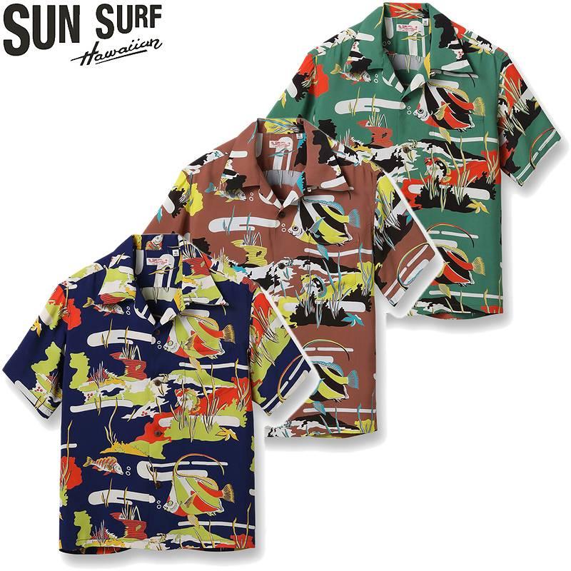 SUN SURF サンサーフ レギュラー ハワイアン シャツ アロハ “MOORISH