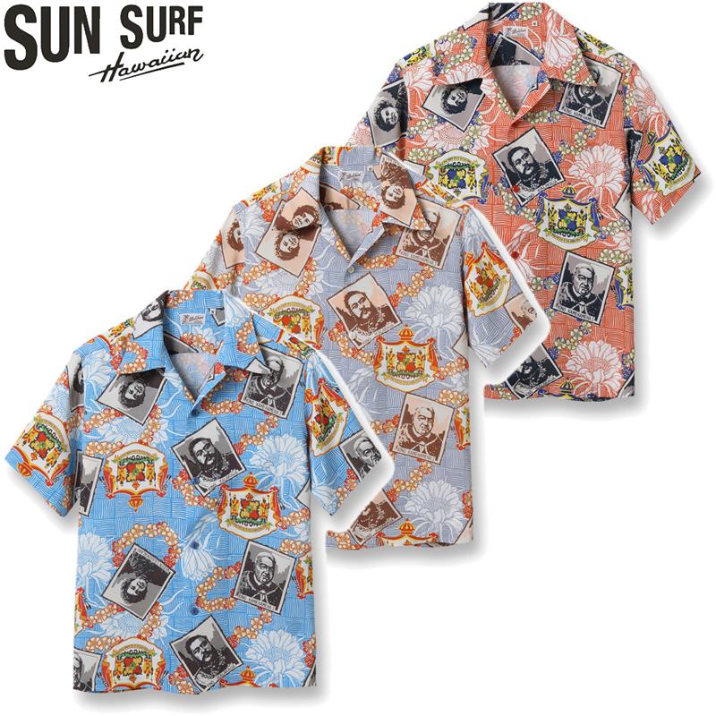 ANDFAMILY Rayon Hawaiian アロハシャツ SUN SURF サンサーフ スペシャル エディション ハワイアン シャツ