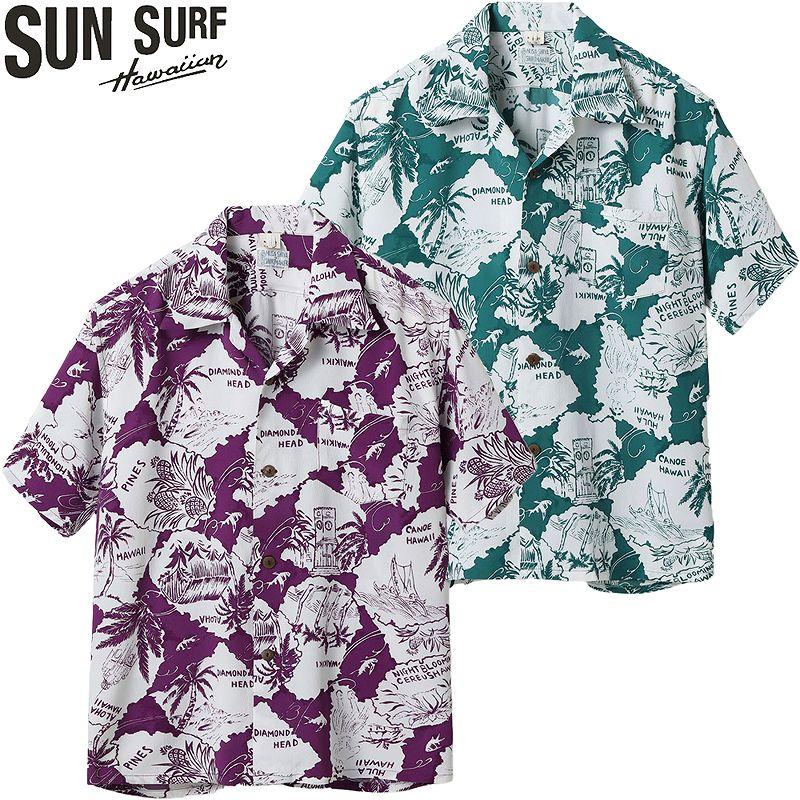 SUN SURF アロハシャツ Special Edition 箱付き SUN SURF サンサーフ スペシャル エディション ハワイアン シャツ