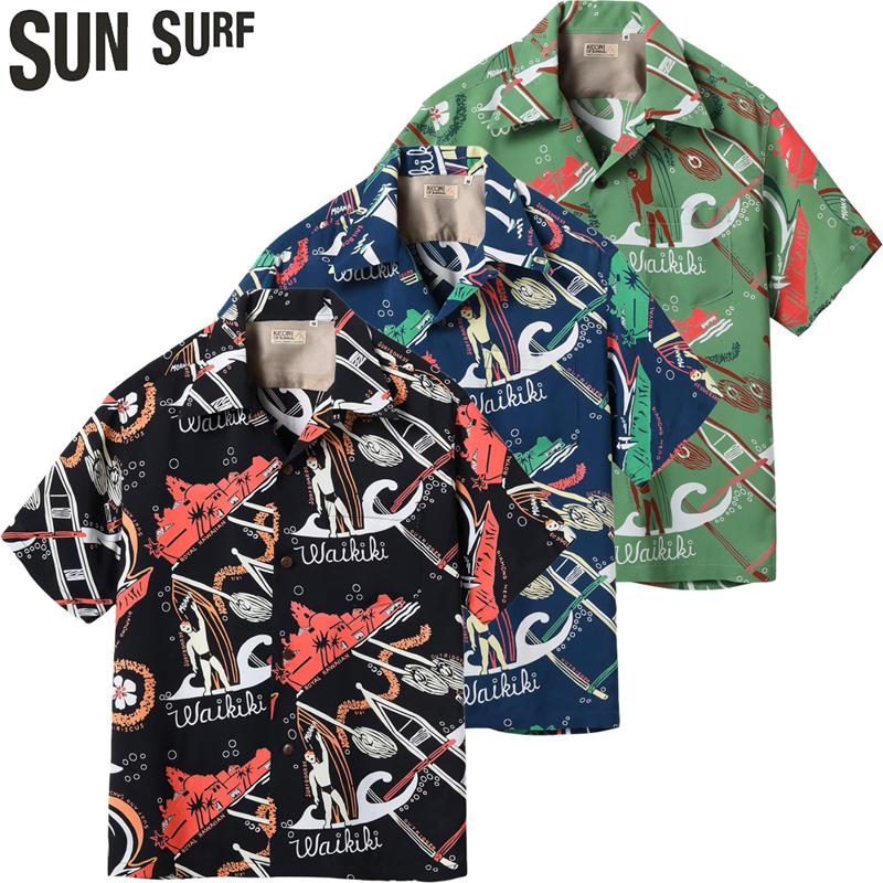 SUN SURF サンサーフ ケオニ オブ ハワイ ハワイアン シャツ アロハ