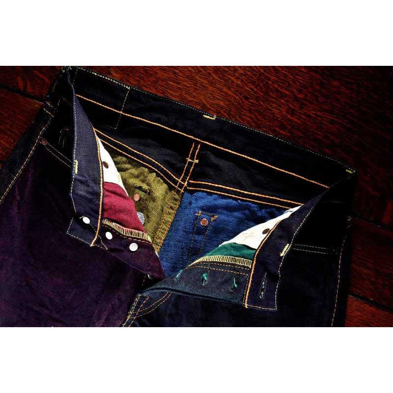 倉敷天領デニム カラー レボリューション タイト ストレート ジーンズ