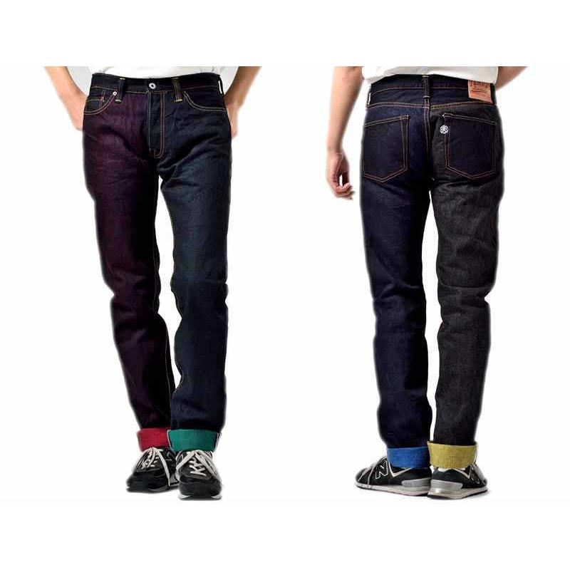 倉敷天領デニム カラー レボリューション タイト ストレート ジーンズ クレイジー パターン TDP005CZ / TENRYO DENIM Color Revolution Jeans CRAZY｜amekajishop-klax-on｜04