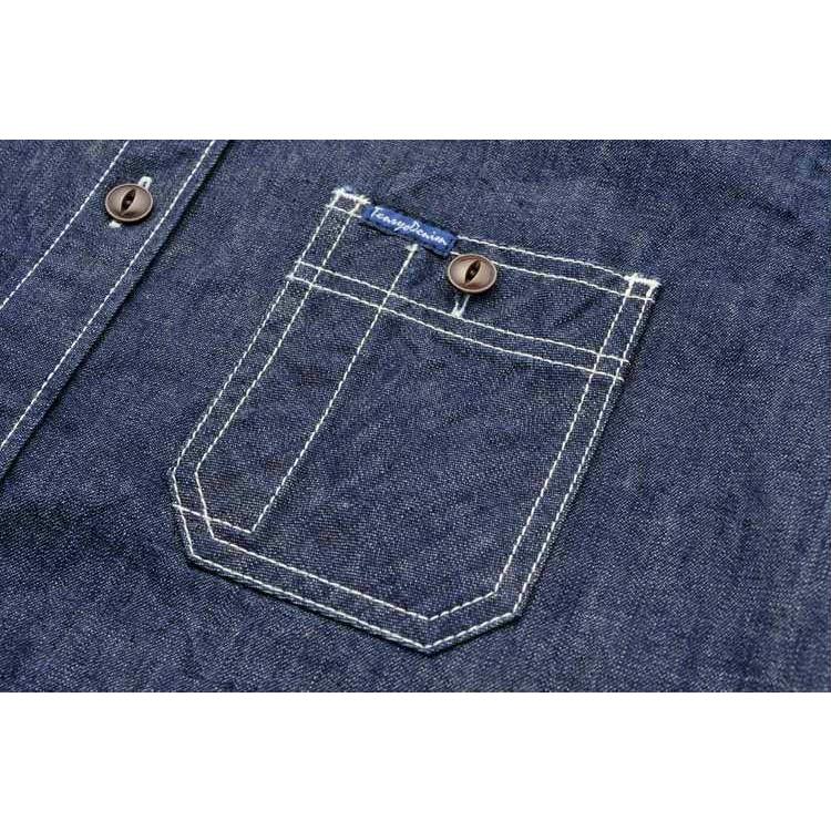 倉敷天領デニム TENRYO DENIM 10ozデニム オリジナルワークシャツ「TDS001」