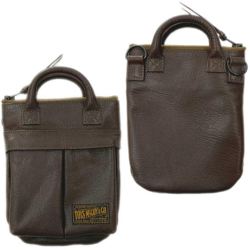 トイズマッコイ TMA2121レザーヘルメットバックミニ 1~2回使用 オマケ付 TOYS McCOY（トイズマッコイ） レザーヘルメットバッグミニ LEATHER