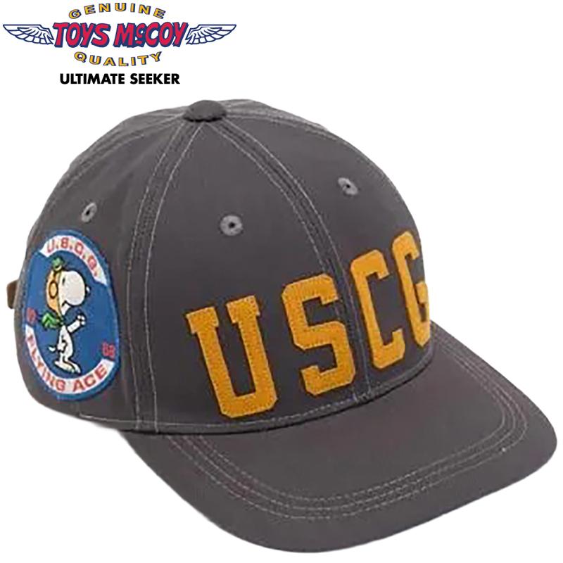 トイズマッコイ　TOYS MACCOY ヘリンボーン　USMC キャップ　希少 TOYS McCOY（トイズマッコイ） コットン ヘリンボーン キャップ SNOOPY