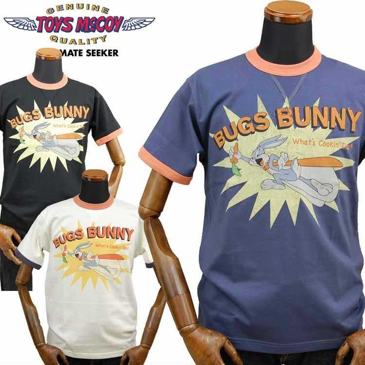 トイズマッコイ TOYS McCOY ミリタリーTシャツ バッグスバニー BUGS BUNNY「KEEP 'EM FLYING」TMC2016｜amekajishop-klax-on