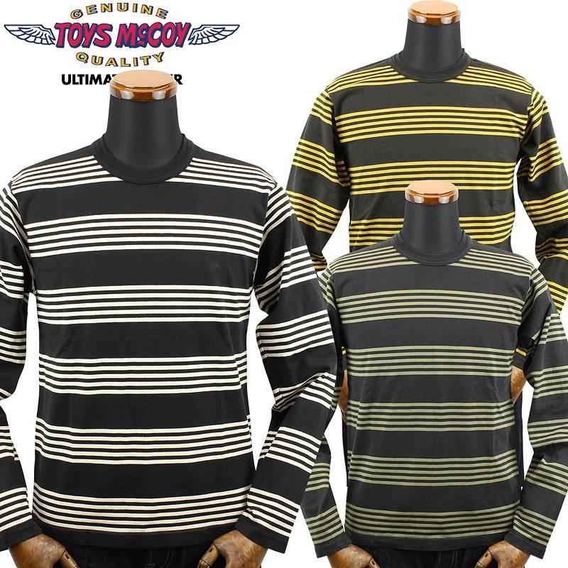 TOYS McCOY トイズマッコイ JOHNNY B・R・M・C ロンTシャツ TOYS McCOY（トイズマッコイ） マルチ ボーダー ロング Tシャツ